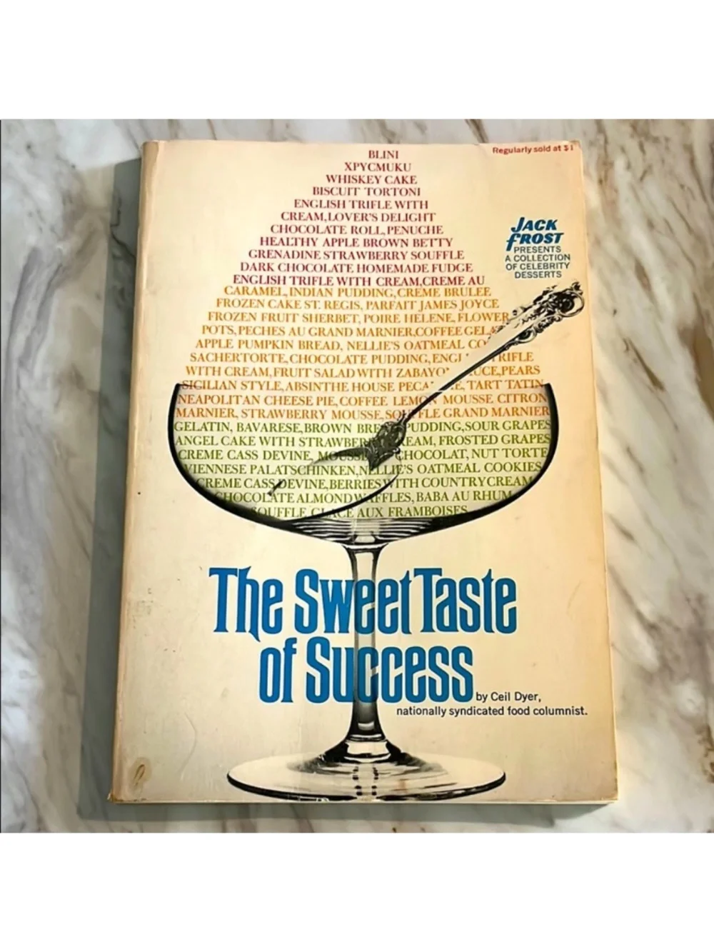 1967 The Sweet Taste of Success Collection of Celebrity Desserts